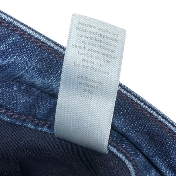 Athleta Sculptek Ultra Skinny Jean Pant True Blue Size 4 Stretch Jeans 530636-00 - Picture 7 of 11